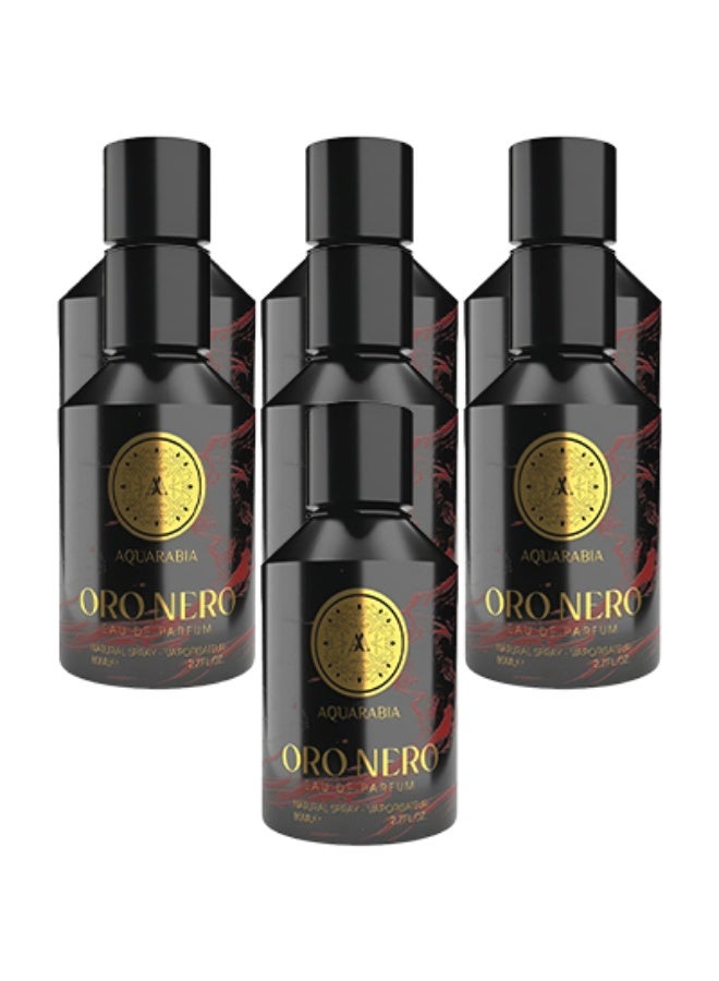 AquArabia 7 Pieces Oro Nero Perfume For Women 100ml EDP - Image 1