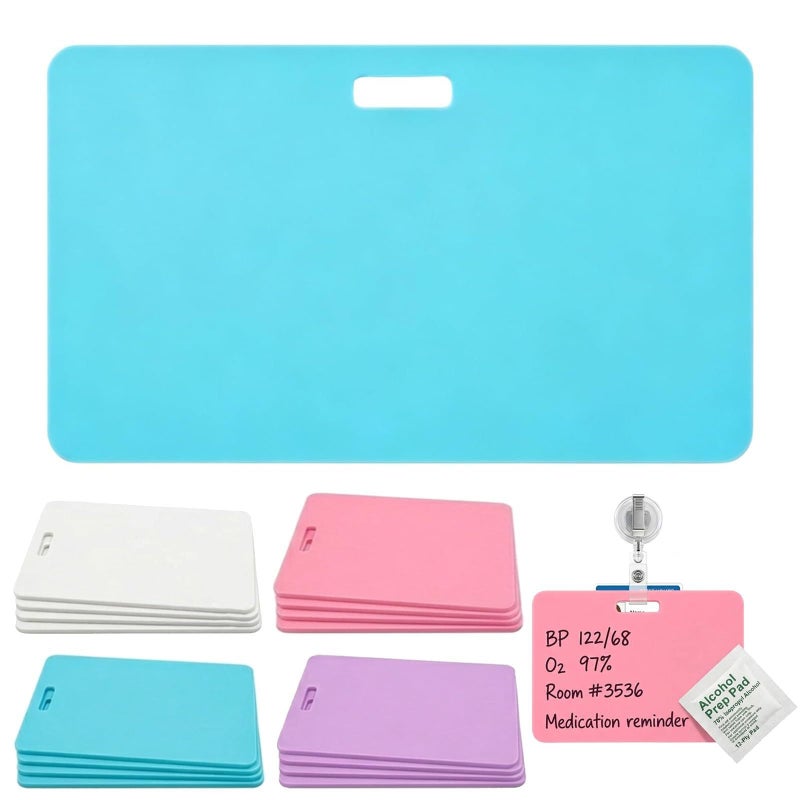 Erasable Sticky Notes: 8*5*0.2cm Residue-Free Adhesive - Reusable Dry Erase Surface Badge-Shaped Notes for Office, School and Classroom Organization - Image 3