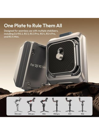 لوحة التحرير السريع للكاميرا يولانزي C061، لوحة تحرير سريع، لمثبتات DJI RS2/3/3 Pro/4/4 Pro/RS 4 Mini، ملحقات مثبتات Cimbal، أقصى حمولة 6 كجم - view 2