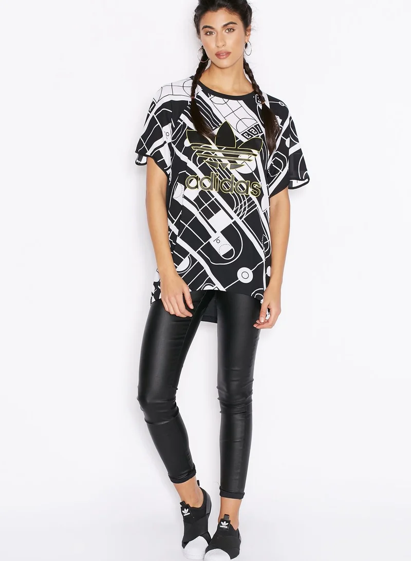 adidas Originals Track Printed T-Shirt