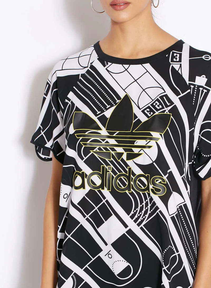 adidas Originals Track Printed T-Shirt