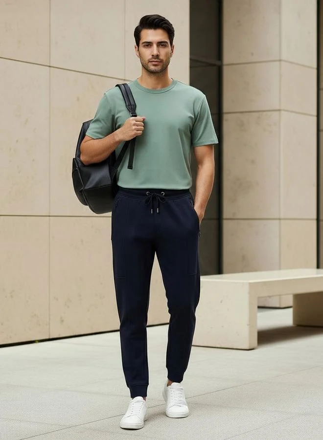 Iconic Iconic Men Slim Fit Joggers with Pockets