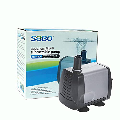 VAYINATO Sobo WP Series Aquarium Submersible Pump WP-4000 | Power : 40W | Output : 2000L/H | H.max : 2.0M - Image 1