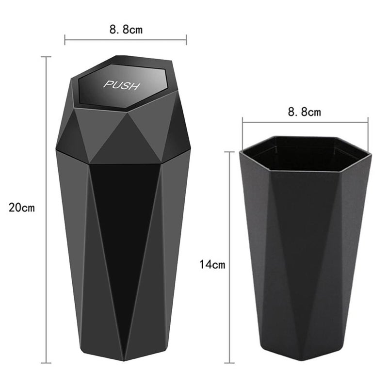 iHMeiju Diamond Design Car Trash Can - Image 4