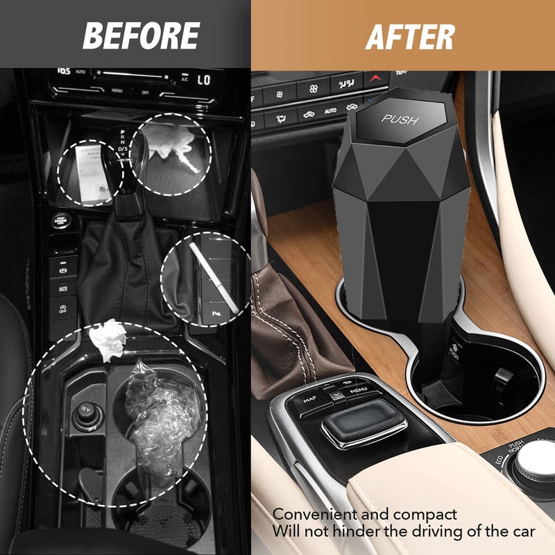 iHMeiju Diamond Design Car Trash Can - Image 2