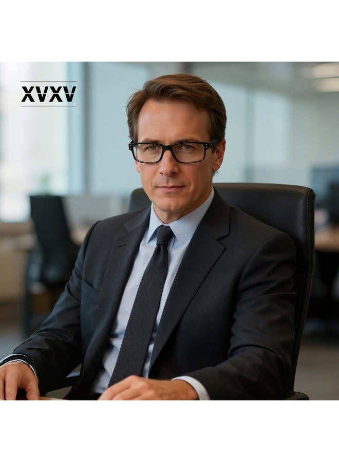 XVXV 2 Pairs +1.25 Reading Glasses,Blue Light Blocking Readers for Men Women,Anti Eyestrain/UV Lightweight Spring Hinges Eyeglasses - Image 2