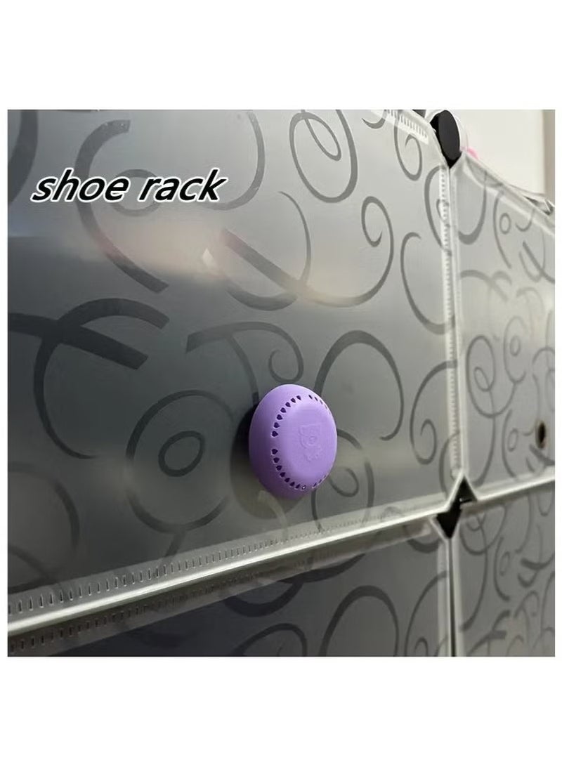 10pcs Lavender Scented Air Freshener Tablets - Long-Lasting Odor Eliminator for Home, Car, Bathroom, Closet & Wardrobe - Compressed Solid Deodorizer with Extra Shell - Image 4