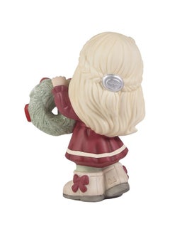 Precious Moments 221001 May Your Christmas Wishes Come True 2022 Dated Bisque Porcelain Figurine  - Image 4