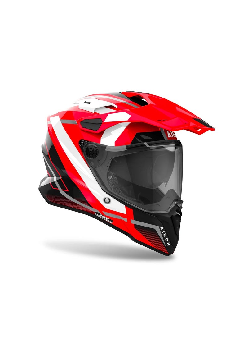 Airoh كوماندير 2 مافيك أحمر لامع - Image 1