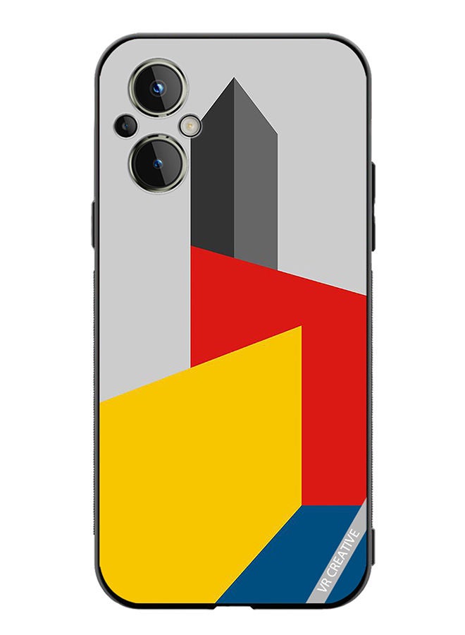 VR CREATIVE Protective Case Cover For OnePlus Nord N20 5G Bauhaus Tower Design Multicolour - Image 1