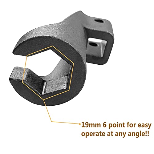 Mekar 19MM High Pressure Fuel Line Socket Compatible for Detroit Diesel DD13 DD15 DD16, Alternative to W47058090900 (3/8" Drive) - Image 5
