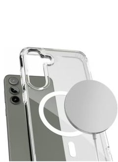 JAJEEK Samsung Galaxy S24 FE 5G 2024 Magnetic Case – Clear Transparent Slim TPU Phone Cover with MagSafe Compatibility – Ultra-Slim Shockproof Flexible Back Case, Scratch-Resistant Design, Full Body Protection, Easy Access to All Ports & Buttons  - Image 2