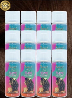 12 Pieces Roval Temporary Hair Color Spray Brown