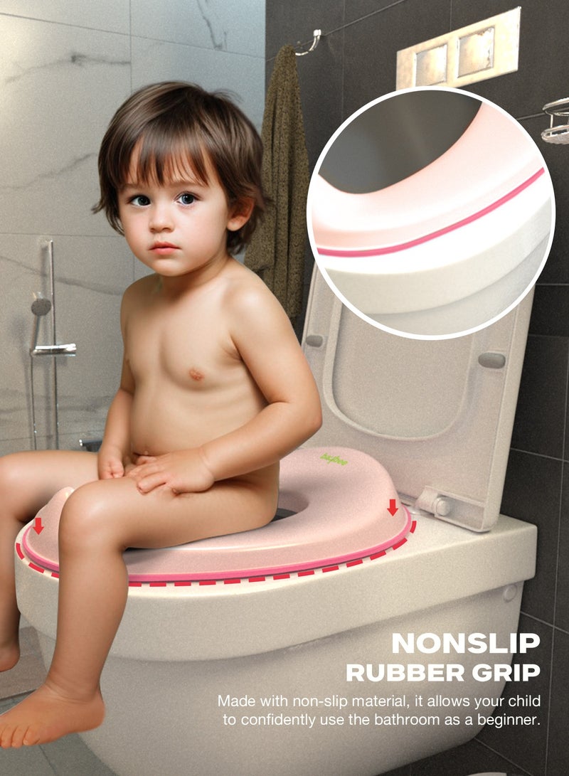 Baybee Citrea Potty Training Seat for Kids, Portable Potty Seat Chair for Baby Western Toilet Trainer Seat with Anti Slip Strip, Kids Toilet Seat for New Born Babies 1 to 5 Years Boys Girls - Image 5