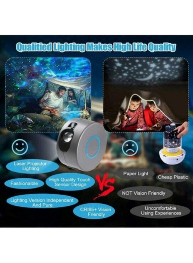 Star Projector, Starry Sky Projector, LED Light with Remote Control and Multi-Color, Bedroom Night Light, Ambient Light Suitable for Bedroom, Home, Theater and Party Game Room - Image 3