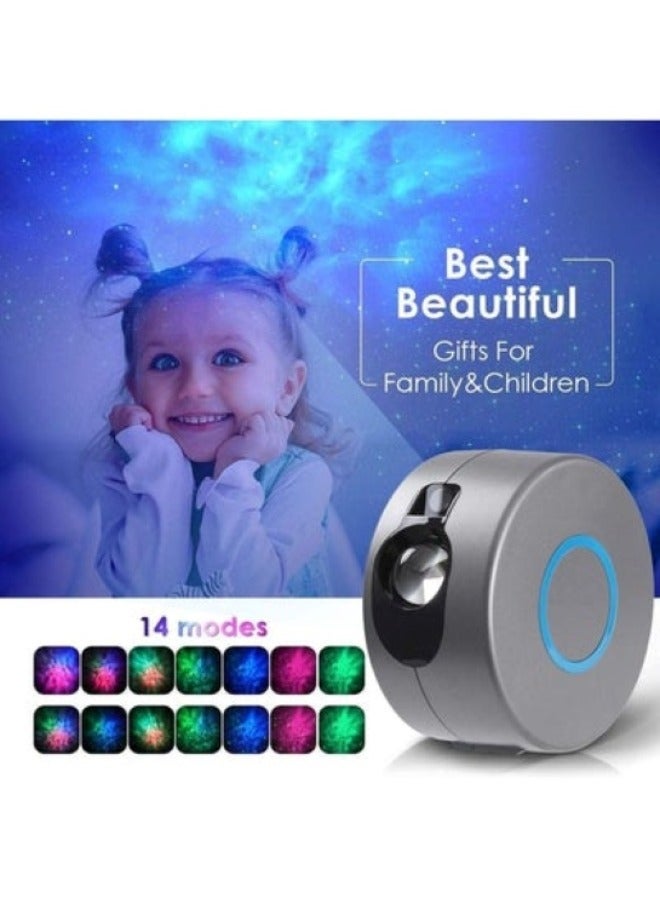 Star Projector, Starry Sky Projector, LED Light with Remote Control and Multi-Color, Bedroom Night Light, Ambient Light Suitable for Bedroom, Home, Theater and Party Game Room - Image 2