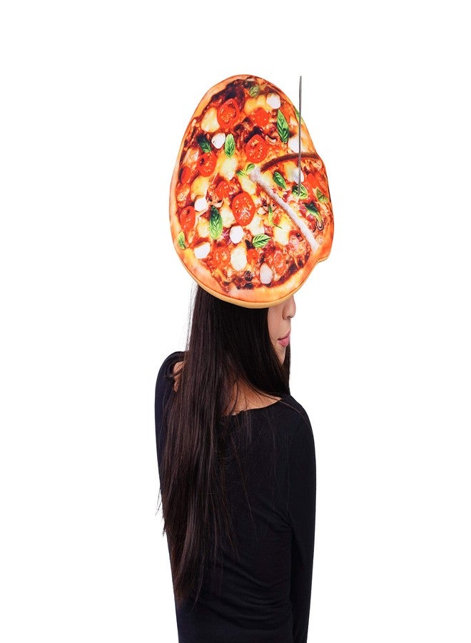 PGOND Adults Food Hats Funny Pizza Hats Adult Crazy Hat for Party - Image 4