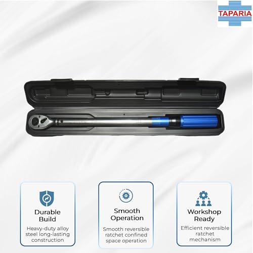 Taparia Torque Wrench Ratchet Type Professional Range - TPWR 160 - Precise Torque Control For Automotive, Industrial & DIY Applications.,Square Drive - Image 5