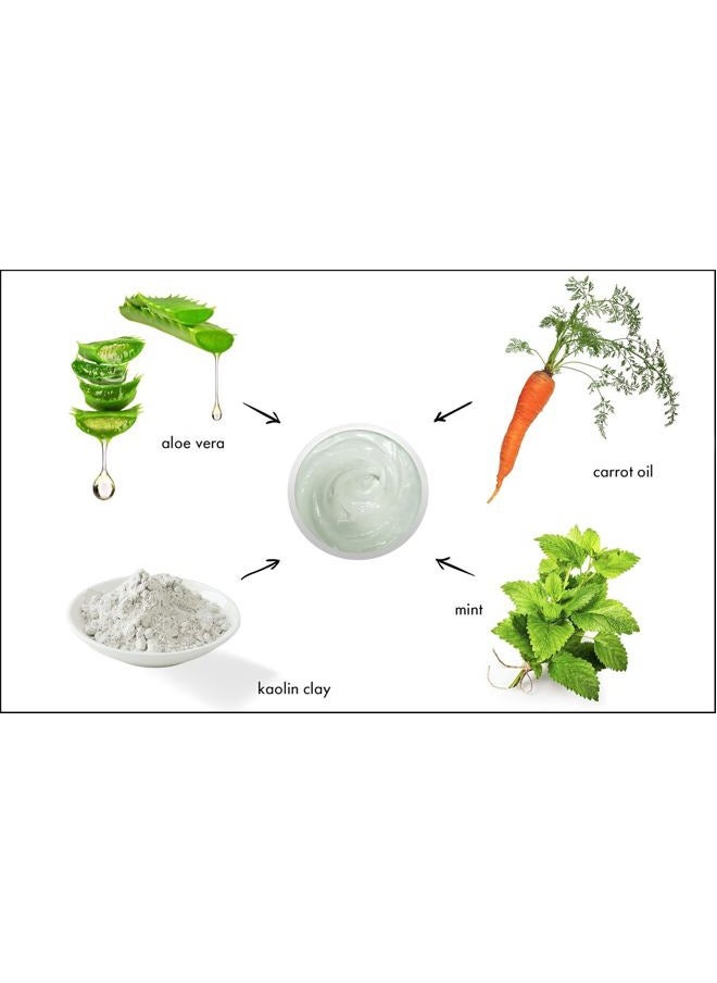 Raya - Mint Masque (603) | Cooling and Refreshing Facial Treatment Mask Combination for Oily and Break-Out Prone Skin, Moisturizing,Tightening Pores, Refining Complexion, Paraben-free - 60ml - Image 1
