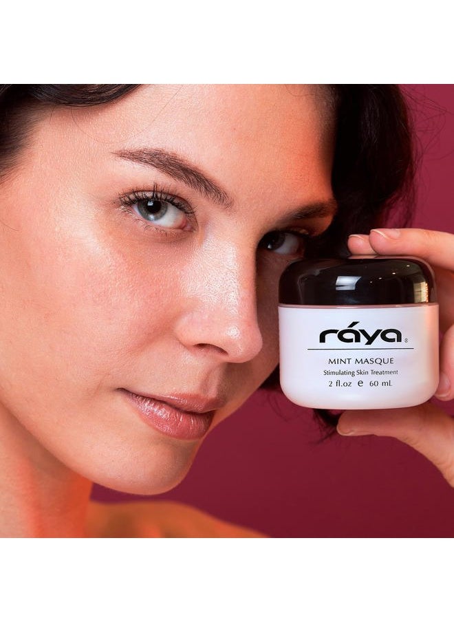 Raya - Mint Masque (603) | Cooling and Refreshing Facial Treatment Mask Combination for Oily and Break-Out Prone Skin, Moisturizing,Tightening Pores, Refining Complexion, Paraben-free - 60ml - Image 1