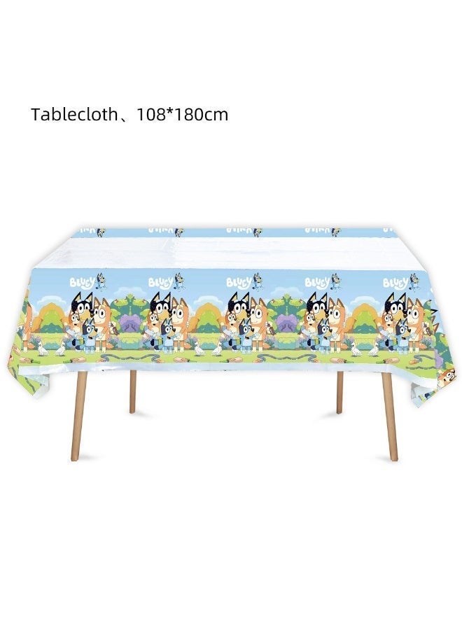 Party 62-piece birthday party supplies, party decorations, disposable tableware - Image 2