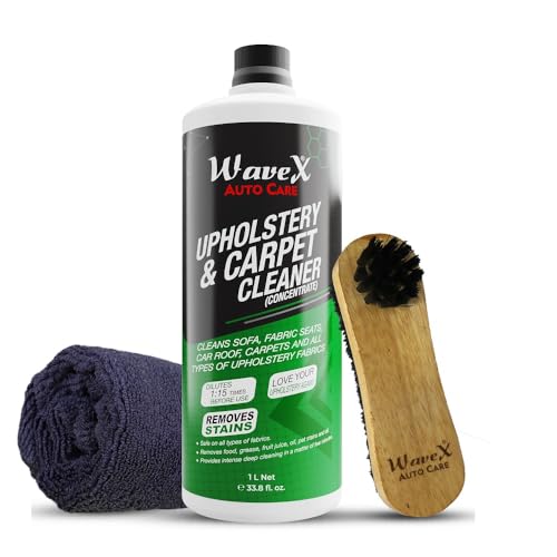 Wavex Upholstery & Carpet Cleaner (1L) | Can be Used as a Car Interior Cleaner for Seat Cleaner, Sofa Cleaner, Carpet Cleaner, Roof Cleaner & More - Image 1