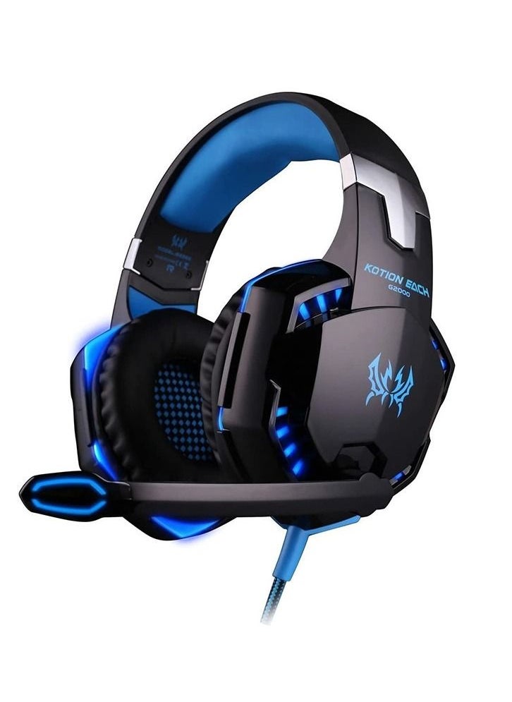 Generic - G2000 Edition Wired Over Ear Headphone With Mic LED - Image 1