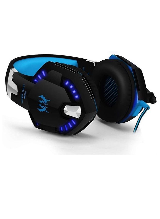 Generic - G2000 Edition Wired Over Ear Headphone With Mic LED - Image 1