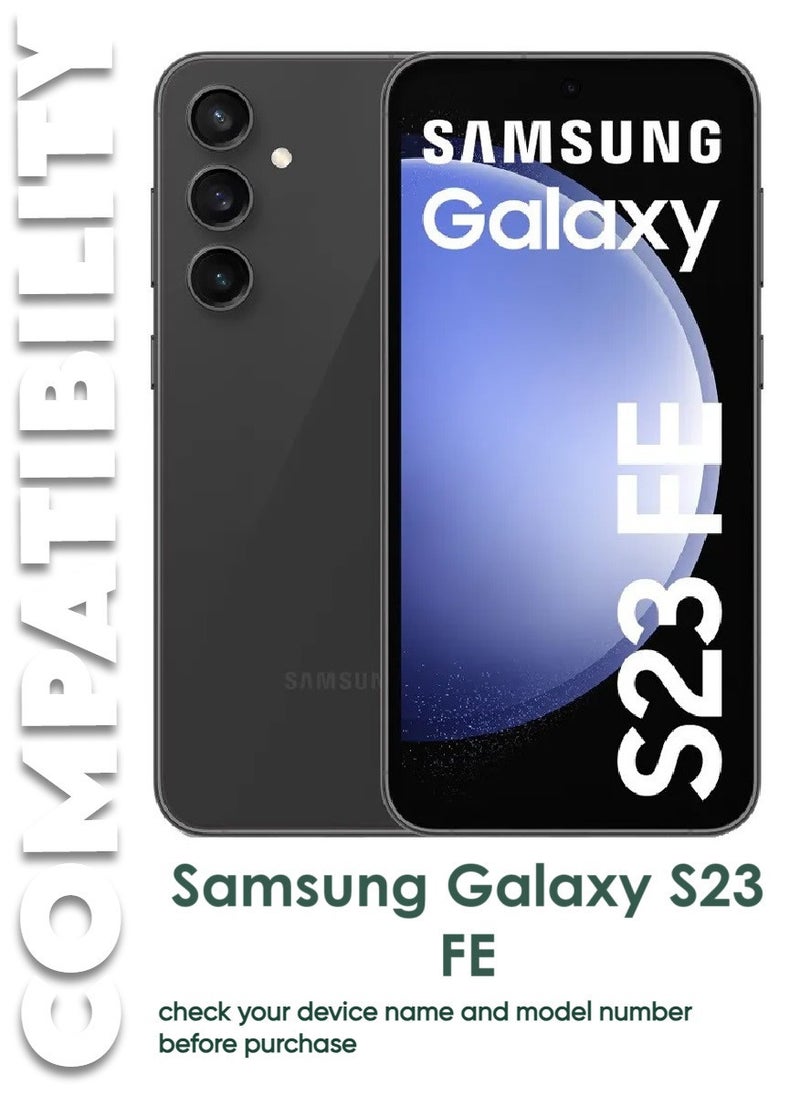 ACLIX 5 Pieces Antistatic ESD Dustproof Premium Quality High Definition Tempered Glass Screen Protector Designed For Samsung Galaxy S23 FE - Image 3