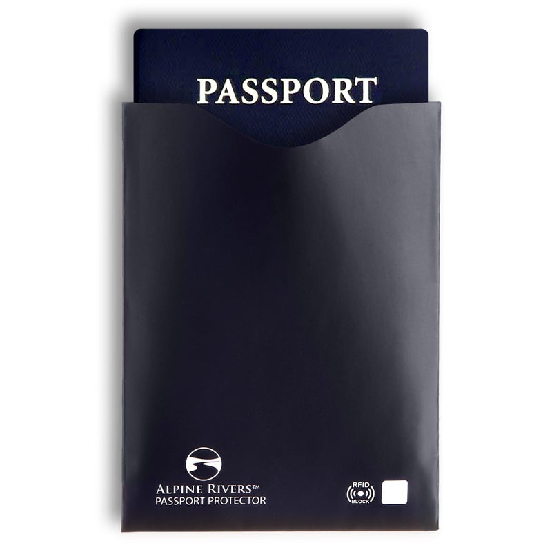 Alpine Rivers 18 RFID Blocking Sleeves Set: 14 Credit Card Holders and 4 Passport Protectors - Premium Identity Theft Protection for Men & Women. Slim Design Fits Wallets & Purses - Image 5