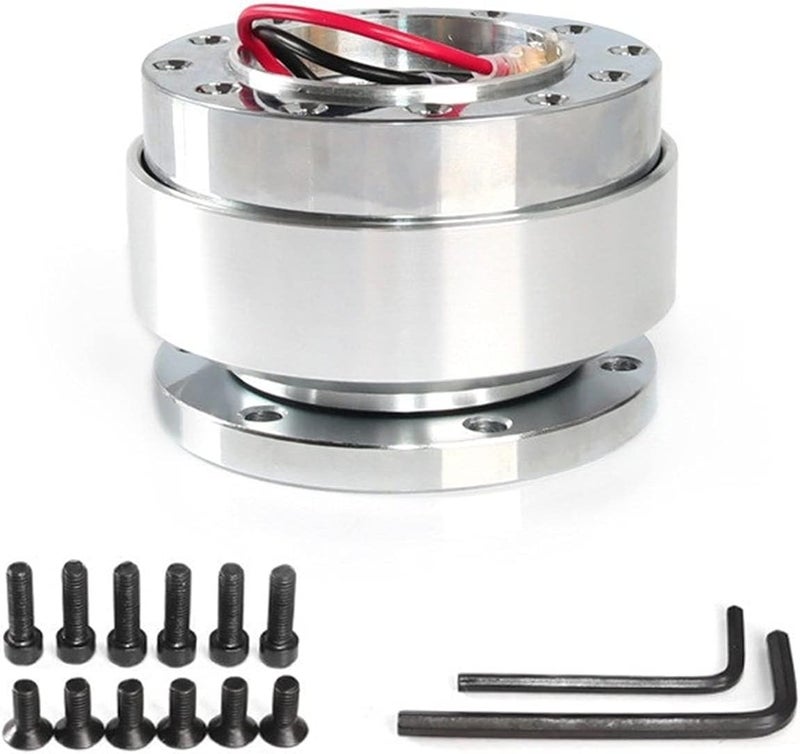 Wivplex Universal Aluminum Racing Steering Wheel Quick Release Hub - Image 1
