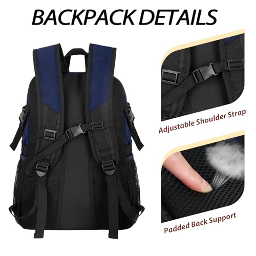 LARIPOP Basketball Bag,Basketball Backpack with Shoe Compartment and Ball Holder,Sport Bags for Soccer,Volleyball,Swim,Gym,Travel,School - Image 5