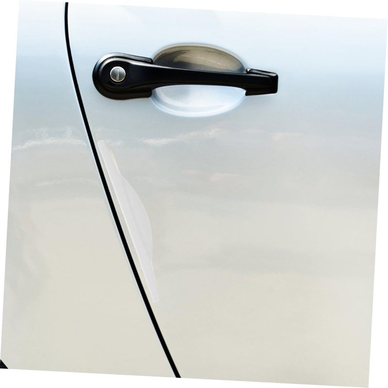 4pcs Car Door Edge Protector Collision Strip Self Adhesive Automotive Door Guards Scratch Resistant Bumper for Cars SUVs White - Image 5