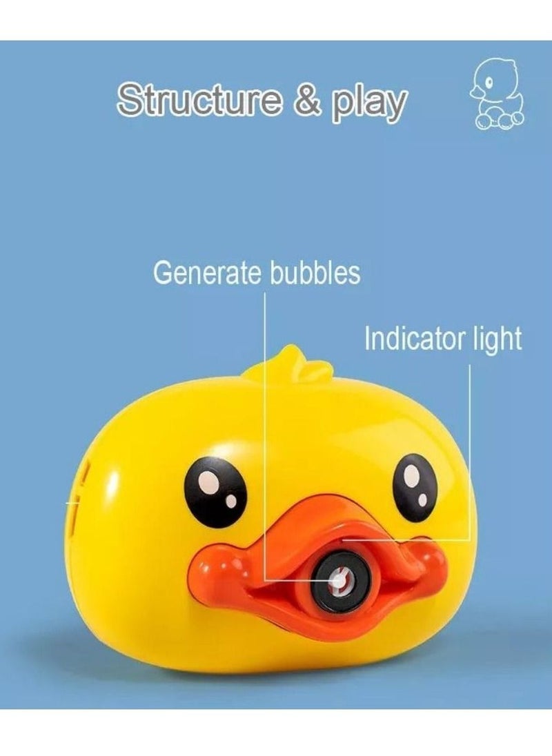 PRIME - Bubble Maker Bubble Machine Automatic Funny Cartoon Animal Soap Children Camera Bath Wrap Machine Toys with Music and Light For Kids - Image 1