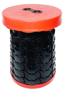 Dherik Tradworld Dherik Tradworld Portable Height Adjustable Collapsible Compact Stool for Indoor Outdoor Fishing Camping Hiking Fishing Travelling Gardening BBQ Garden Retractable Stool Chair 1 PCS  - Image 4