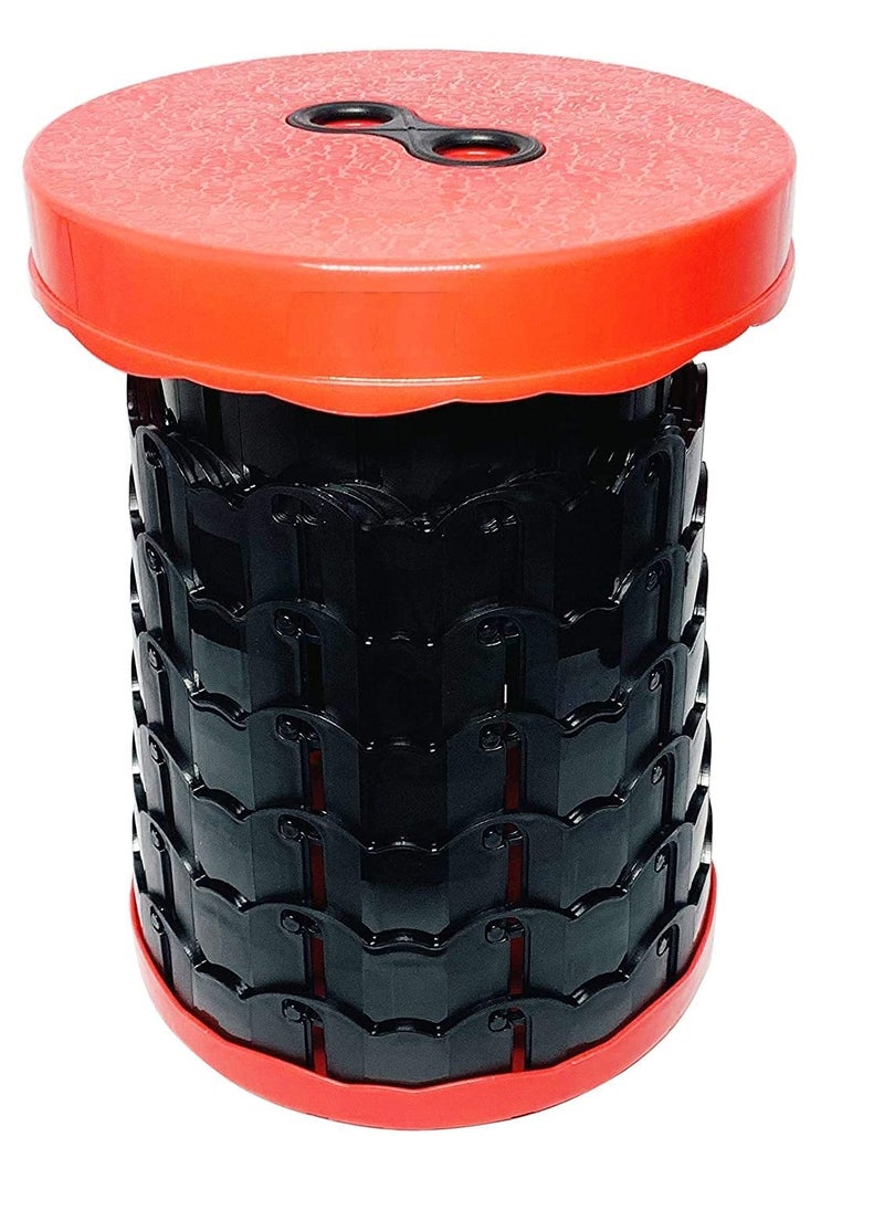 Dherik Tradworld Dherik Tradworld Portable Height Adjustable Collapsible Compact Stool for Indoor Outdoor Fishing Camping Hiking Fishing Travelling Gardening BBQ Garden Retractable Stool Chair 1 PCS  - Image 4
