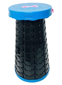 Dherik Tradworld Dherik Tradworld Portable Height Adjustable Collapsible Compact Stool for Indoor Outdoor Fishing Camping Hiking Fishing Travelling Gardening BBQ Garden Retractable Stool Chair 1 PCS  - Image 3