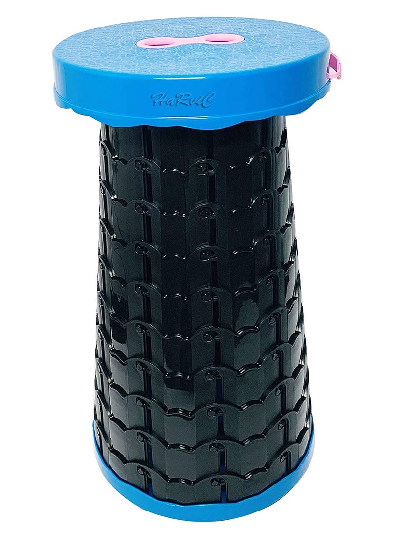 Dherik Tradworld Dherik Tradworld Portable Height Adjustable Collapsible Compact Stool for Indoor Outdoor Fishing Camping Hiking Fishing Travelling Gardening BBQ Garden Retractable Stool Chair 1 PCS  - Image 3