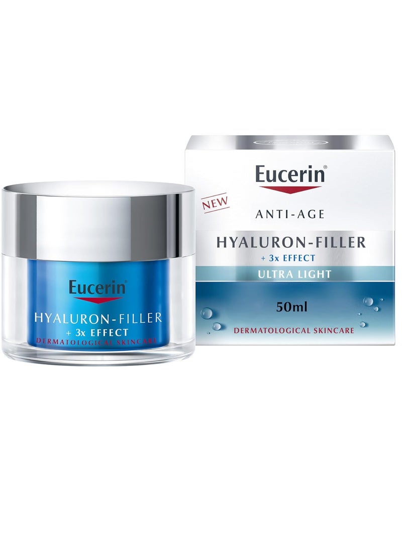 Eucerin Hyaluron Filler Night Booster with Hyaluronic Acid and Vitamin E Hydrate and Moisturizer and Reduce Fine lines facial Face Cream 50ml 