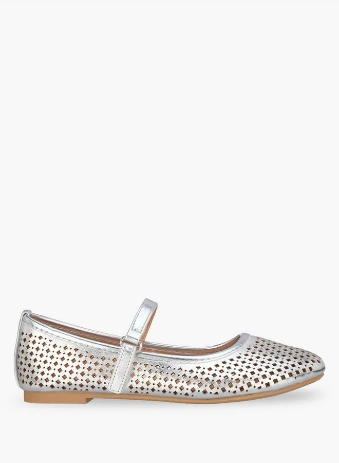 Girls Hook & Loop Ballerina Shoes