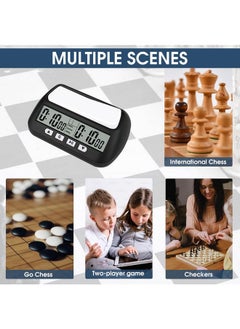 Zibuyu ZIBUYU® Digital Chess Clock Timer,Chess Timer for Board Games,Professional Chess Timer with Bonus Delay Count Down Up Function,Batteries Not Included  - Image 5