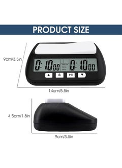 Zibuyu ZIBUYU® Digital Chess Clock Timer,Chess Timer for Board Games,Professional Chess Timer with Bonus Delay Count Down Up Function,Batteries Not Included  - Image 2