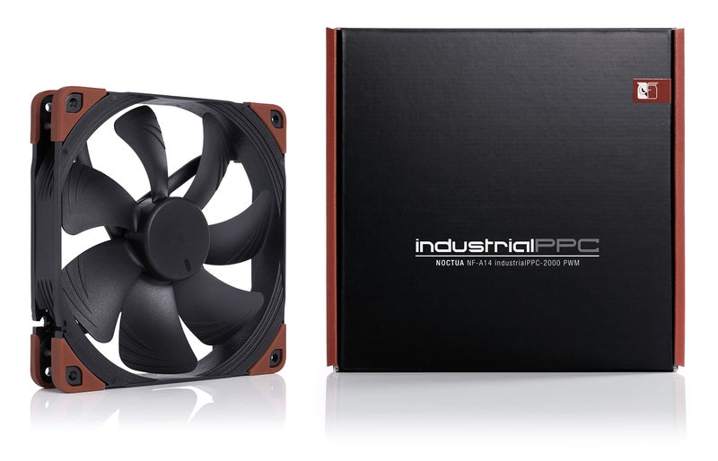 Noctua NF-A14 iPPC-2000 PWM, Heavy Duty Cooling Fan, 4-Pin, 2000 RPM (140mm, Black) - Image 3