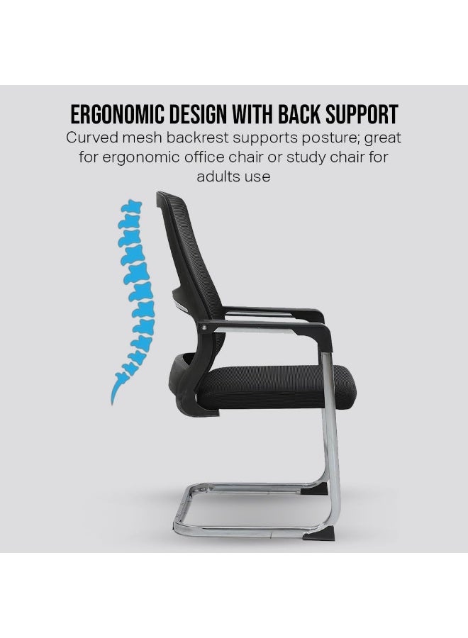 Black Mesh Office Chair for Adults
