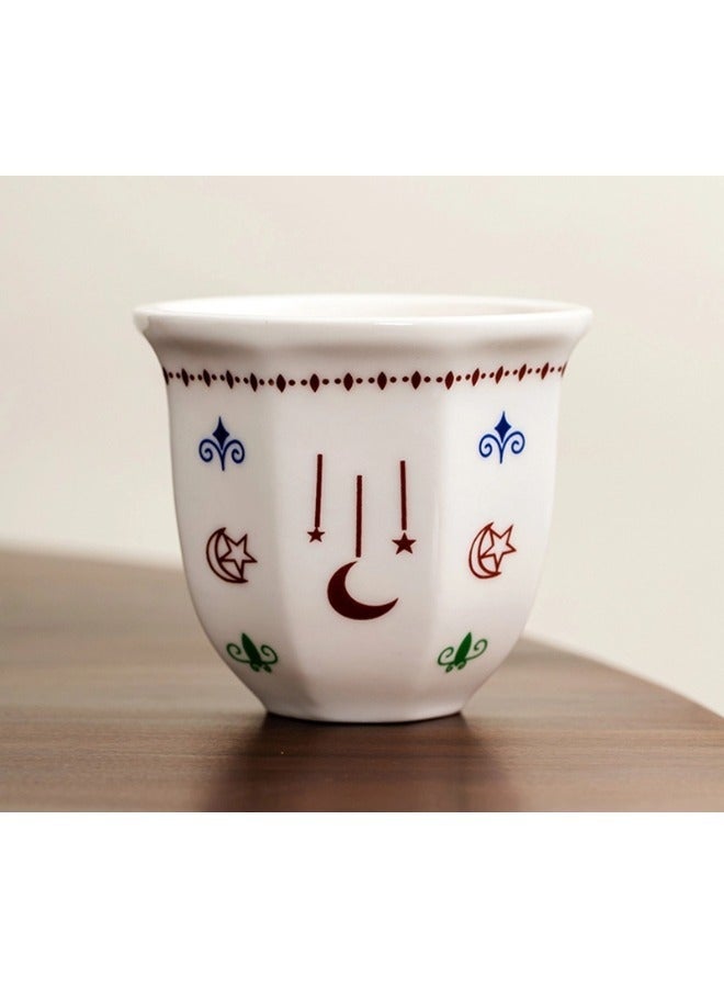 Star Moon Ceramic Coffee Mug,Arabic Coffee Cup - Image 5