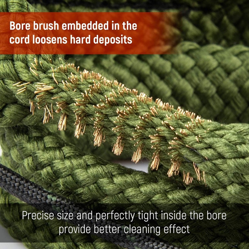 EZshoot Bore Cleaner, Gun Cleaner for .223 5.56mm/.22/9mm/.380/12 GA/.30/.308/.44 Cal and Others More Calibers, Reusable and Compact Bore Cleaner - Image 5