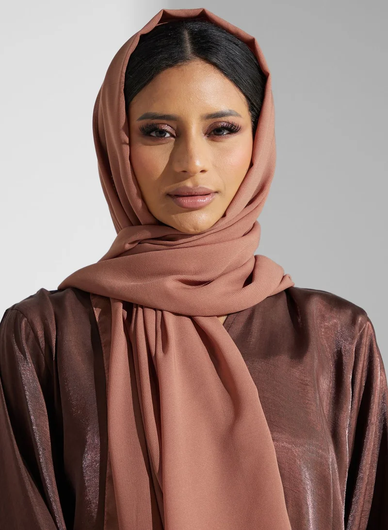 Khizana Embellished Detail Abaya With Sheila