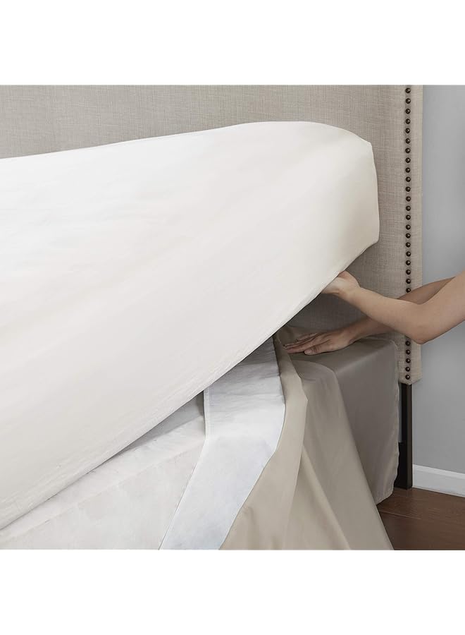 madison park Simple Fit Bedskirt Khaki Model:Mp11 5368 - Image 4
