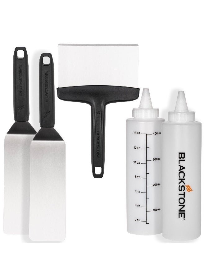 BLACKSTONE 5-Piece Professional Griddle Essential Tool Kit Multicolour 4.5 x 13 x 22 cm 5230 - Image 1