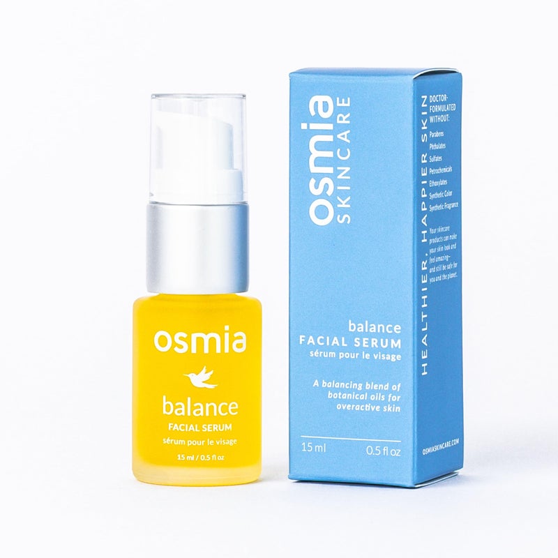 Osmia Skincare - Natural Balance Facial Serum | Black Cumin, Rosehip, Lavender, + Geranium Oils | Soothe, Hydrate, Smooth | Clean Beauty For Healthy Skin (0.5 fl oz | 15 ml) Packaging May Vary - Image 1